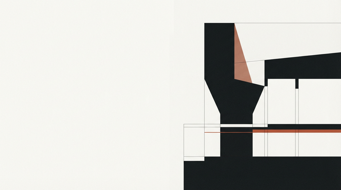 Abstract architectural composition